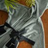 Accappatoio in cotone – Azzurro